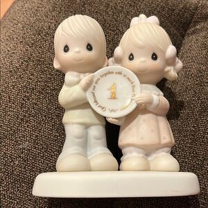 Precious Moments Cream and White Figurine